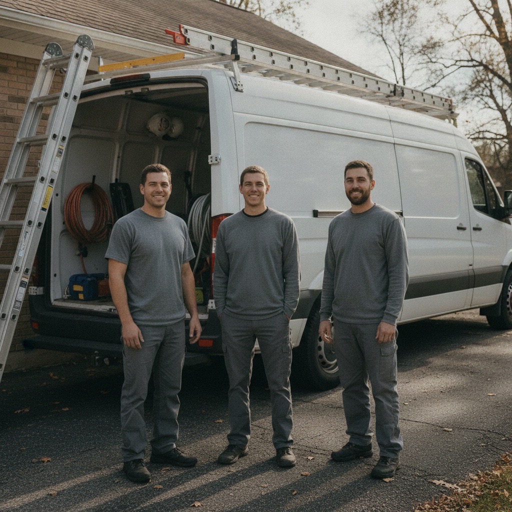 Salva Home service van in Minneapolis neighborhood